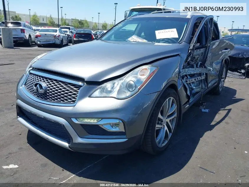 2016 Infiniti Qx50 VIN: JN1BJ0RP6GM230993 Lot: 42121546
