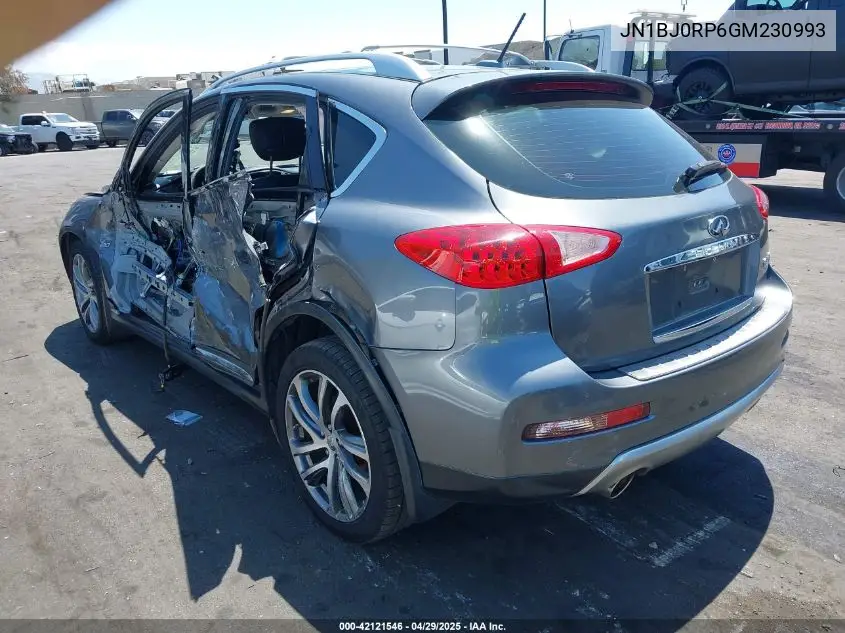2016 Infiniti Qx50 VIN: JN1BJ0RP6GM230993 Lot: 42121546