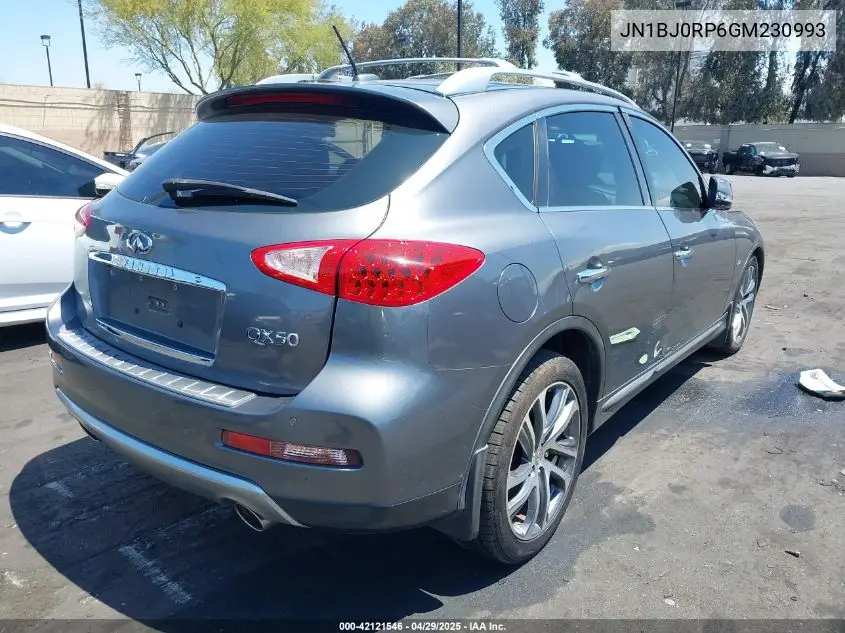 2016 Infiniti Qx50 VIN: JN1BJ0RP6GM230993 Lot: 42121546
