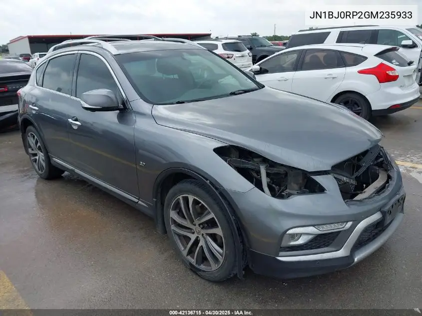 2016 Infiniti Qx50 VIN: JN1BJ0RP2GM235933 Lot: 42136715