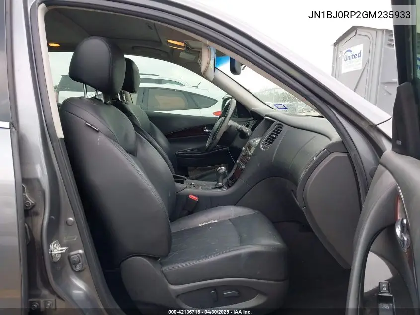 2016 Infiniti Qx50 VIN: JN1BJ0RP2GM235933 Lot: 42136715