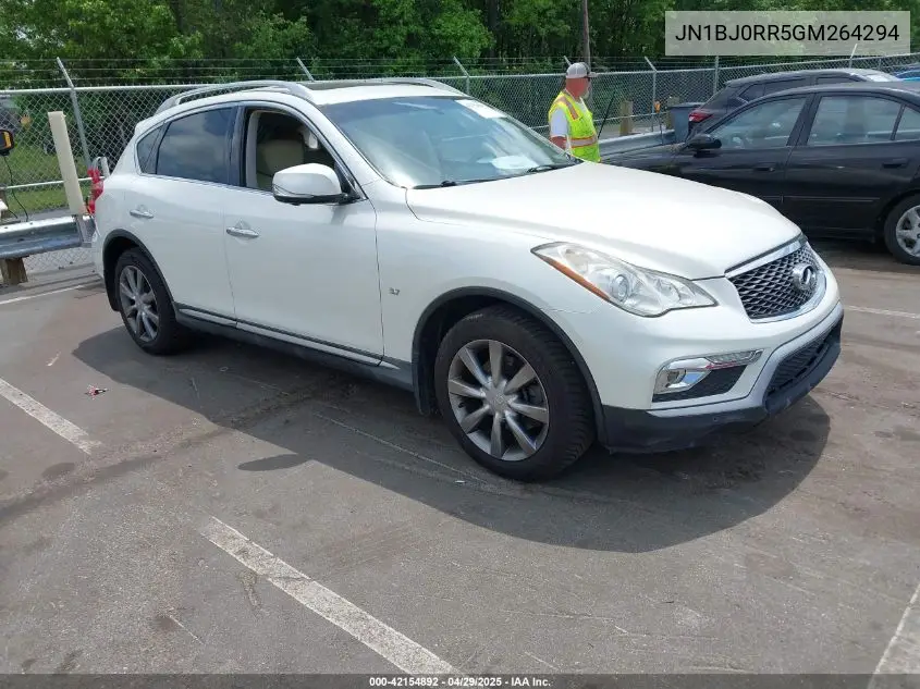 2016 Infiniti Qx50 VIN: JN1BJ0RR5GM264294 Lot: 42154892