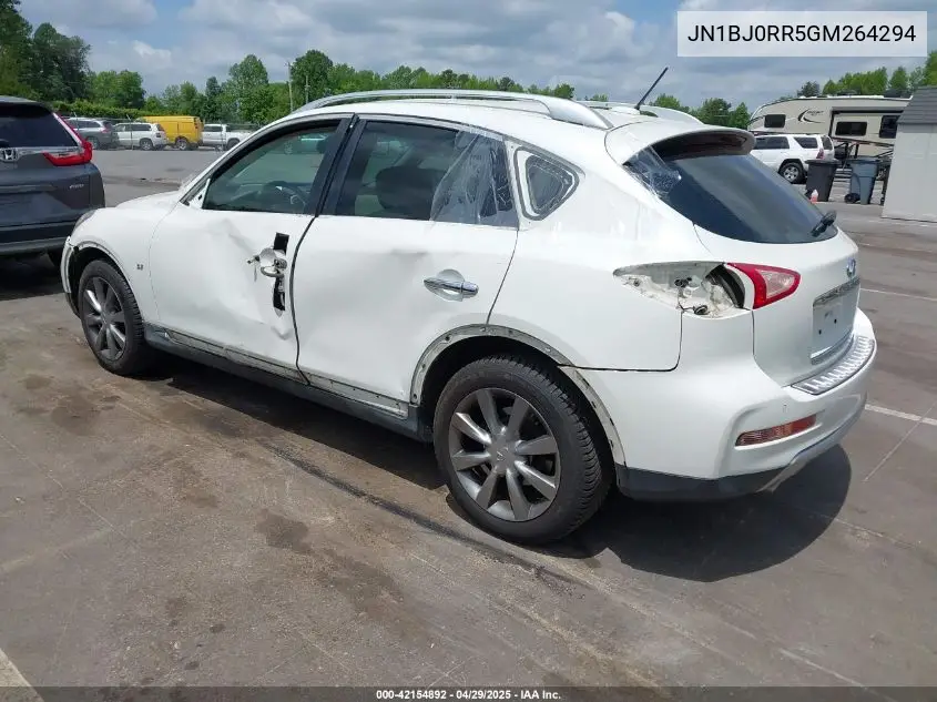 2016 Infiniti Qx50 VIN: JN1BJ0RR5GM264294 Lot: 42154892