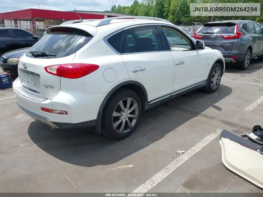 2016 Infiniti Qx50 VIN: JN1BJ0RR5GM264294 Lot: 42154892
