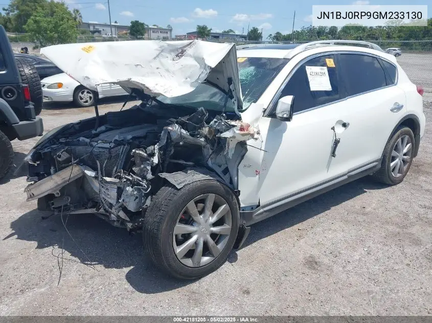 2016 Infiniti Qx50 VIN: JN1BJ0RP9GM233130 Lot: 42181205