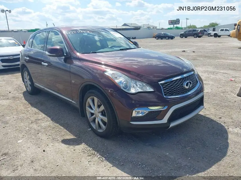 2016 Infiniti Qx50 VIN: JN1BJ0RP2GM231056 Lot: 42214270