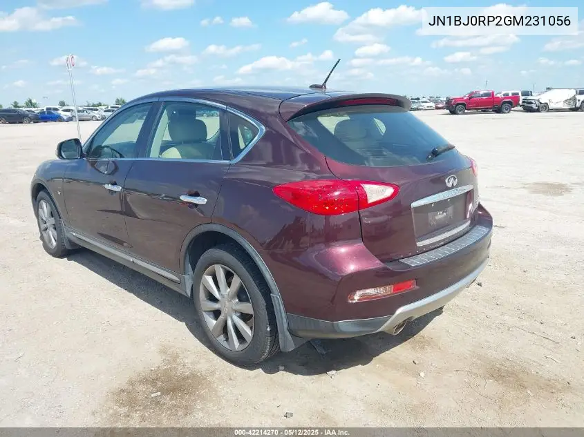 2016 Infiniti Qx50 VIN: JN1BJ0RP2GM231056 Lot: 42214270