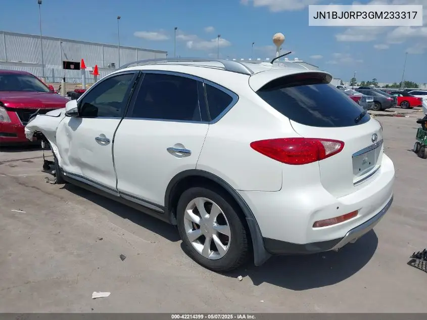 2016 Infiniti Qx50 VIN: JN1BJ0RP3GM233317 Lot: 42214399