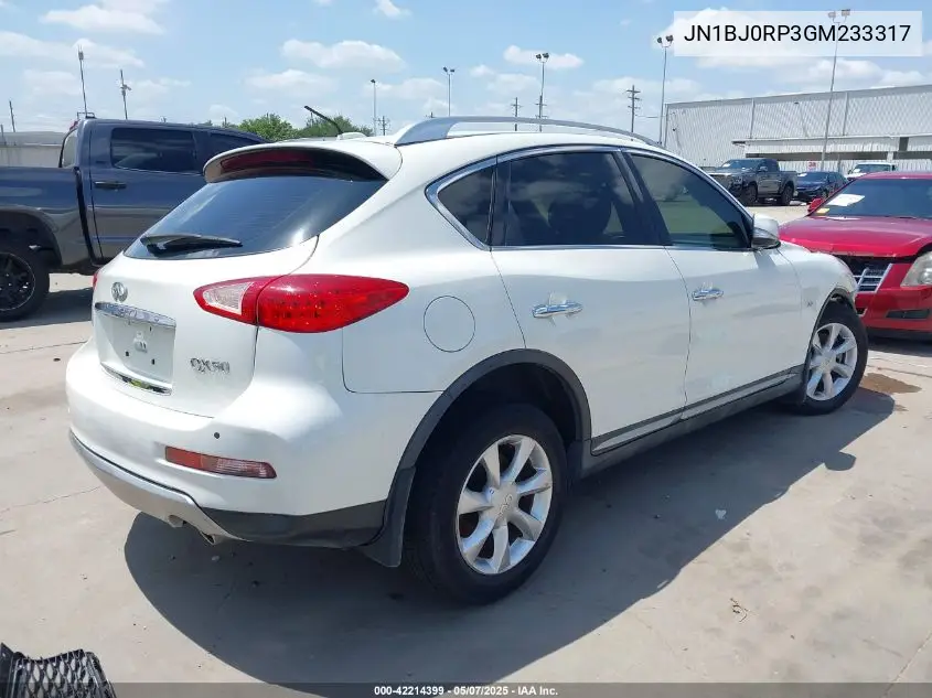 2016 Infiniti Qx50 VIN: JN1BJ0RP3GM233317 Lot: 42214399