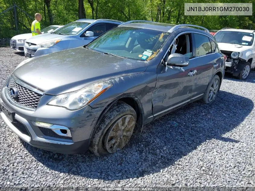 2016 Infiniti Qx50 VIN: JN1BJ0RR1GM270030 Lot: 42323568