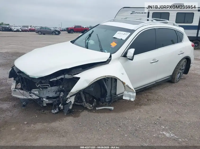 2016 Infiniti Qx50 VIN: JN1BJ0RPXGM235954 Lot: 42371223