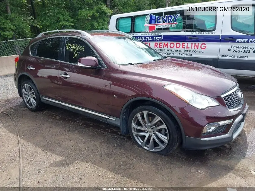 2016 Infiniti Qx50 VIN: JN1BJ0RR1GM262820 Lot: 42443033