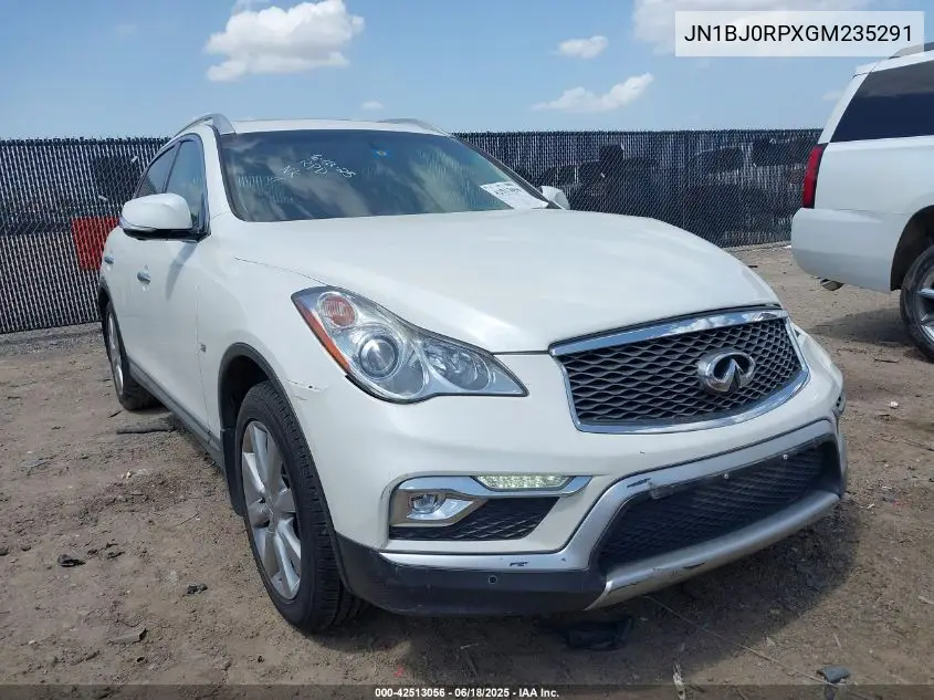 2016 Infiniti Qx50 VIN: JN1BJ0RPXGM235291 Lot: 42513056