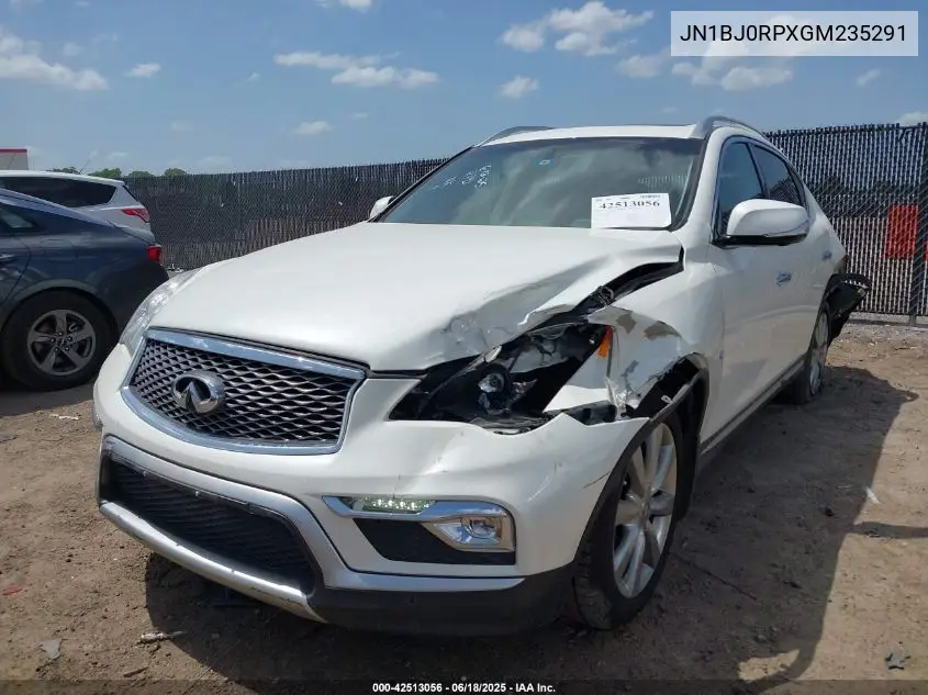 2016 Infiniti Qx50 VIN: JN1BJ0RPXGM235291 Lot: 42513056