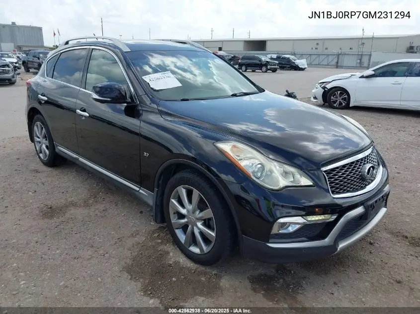 2016 Infiniti Qx50 VIN: JN1BJ0RP7GM231294 Lot: 42562938