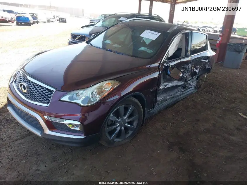 2016 Infiniti Qx50 VIN: JN1BJ0RP2GM230697 Lot: 42574195