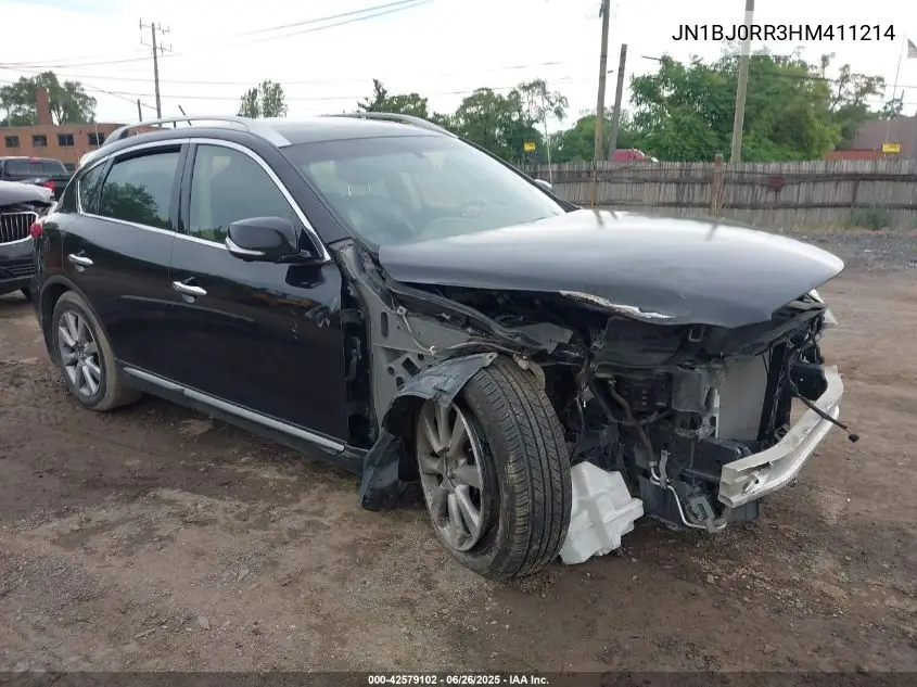 2017 Infiniti Qx50 VIN: JN1BJ0RR3HM411214 Lot: 42579102