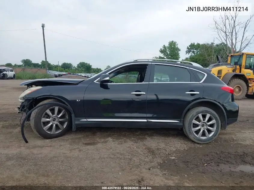 2017 Infiniti Qx50 VIN: JN1BJ0RR3HM411214 Lot: 42579102
