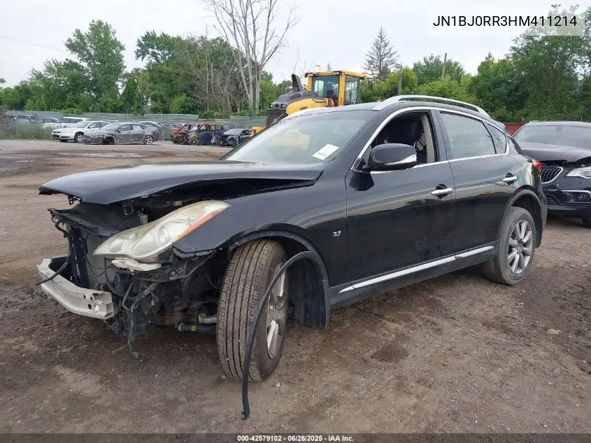 2017 Infiniti Qx50 VIN: JN1BJ0RR3HM411214 Lot: 42579102