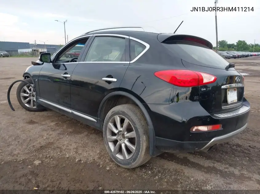 2017 Infiniti Qx50 VIN: JN1BJ0RR3HM411214 Lot: 42579102