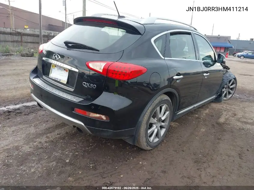 2017 Infiniti Qx50 VIN: JN1BJ0RR3HM411214 Lot: 42579102