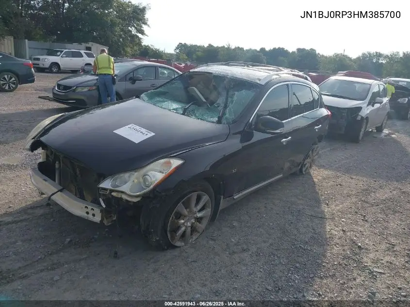 2017 Infiniti Qx50 VIN: JN1BJ0RP3HM385700 Lot: 42591943