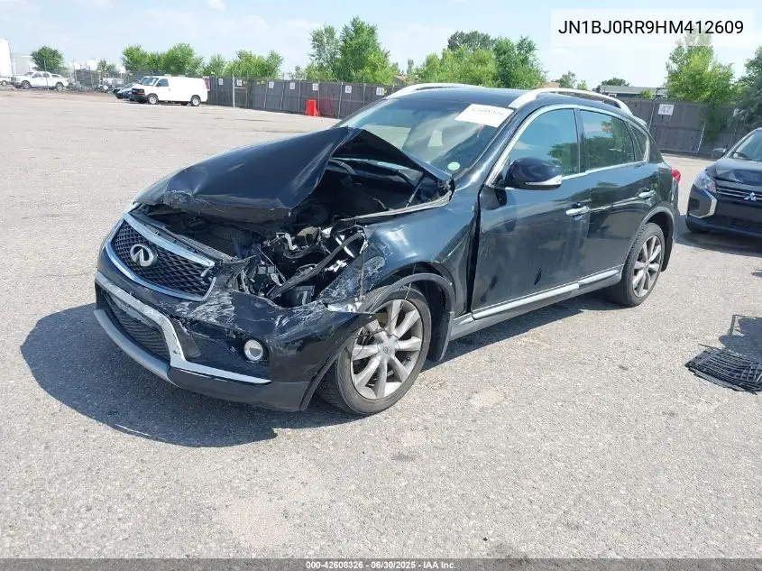 2017 Infiniti Qx50 VIN: JN1BJ0RR9HM412609 Lot: 42608326