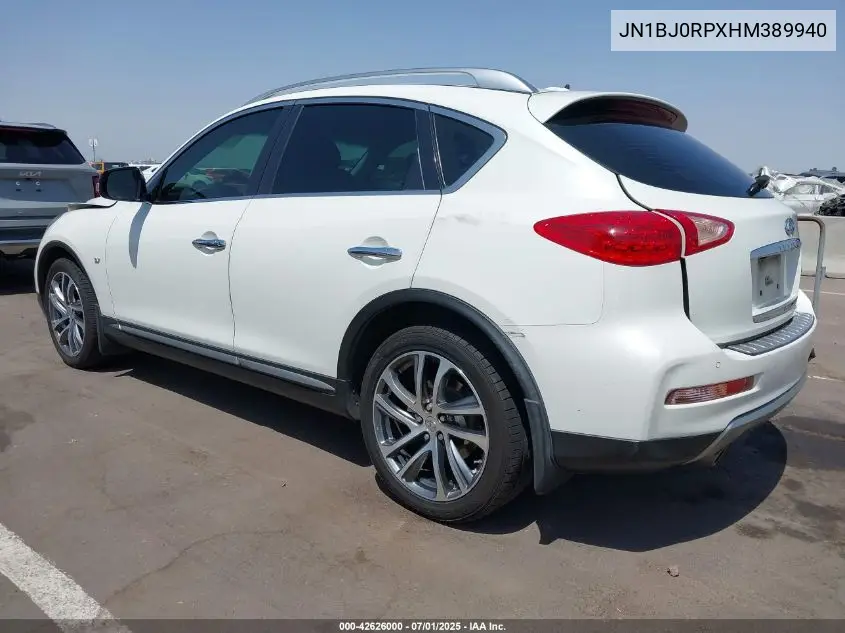 2017 Infiniti Qx50 VIN: JN1BJ0RPXHM389940 Lot: 42626000
