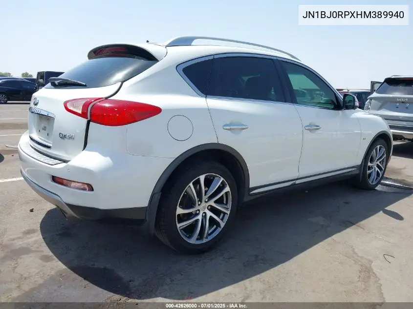 2017 Infiniti Qx50 VIN: JN1BJ0RPXHM389940 Lot: 42626000