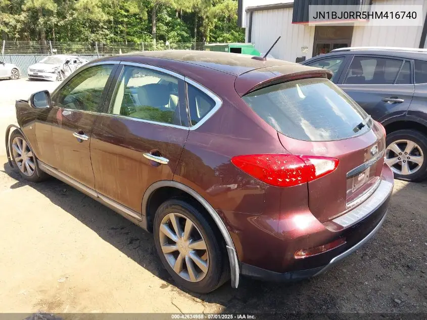 2017 Infiniti Qx50 VIN: JN1BJ0RR5HM416740 Lot: 42634958