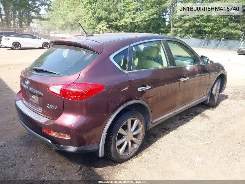 2017 Infiniti Qx50 VIN: JN1BJ0RR5HM416740 Lot: 42634958