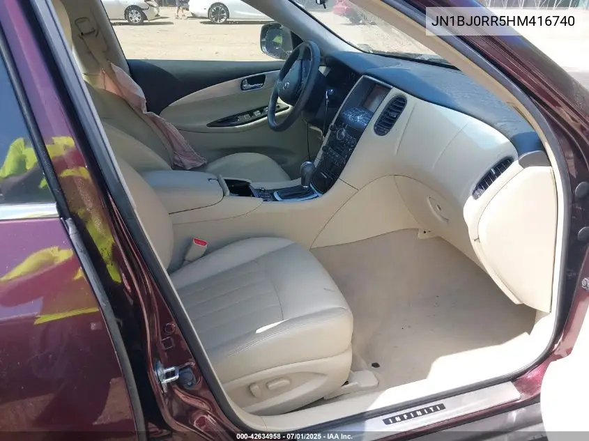 2017 Infiniti Qx50 VIN: JN1BJ0RR5HM416740 Lot: 42634958
