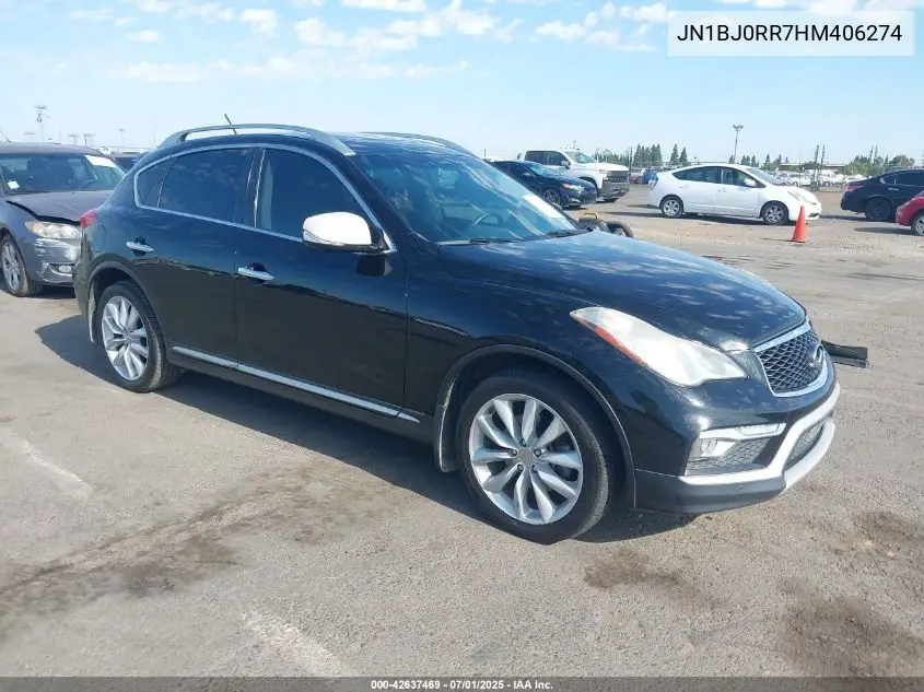 2017 Infiniti Qx50 VIN: JN1BJ0RR7HM406274 Lot: 42637469
