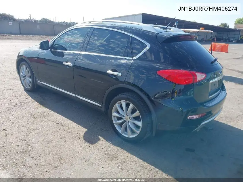 2017 Infiniti Qx50 VIN: JN1BJ0RR7HM406274 Lot: 42637469