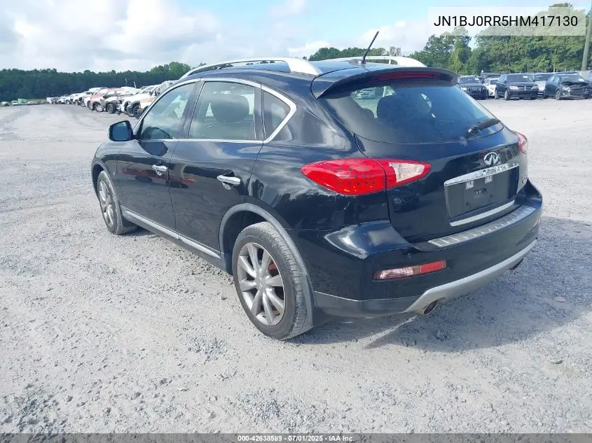 2017 Infiniti Qx50 VIN: JN1BJ0RR5HM417130 Lot: 42638589