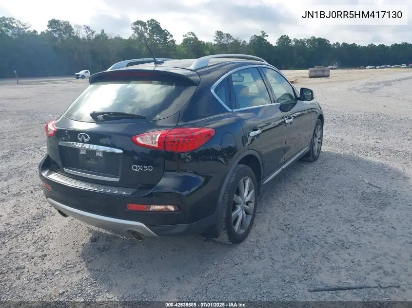 2017 Infiniti Qx50 VIN: JN1BJ0RR5HM417130 Lot: 42638589