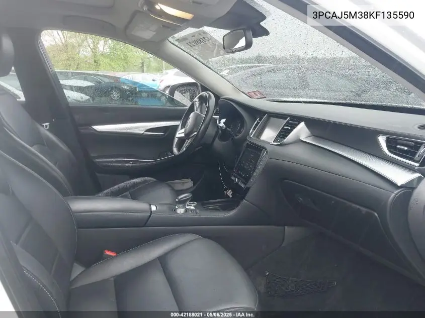 2019 Infiniti Qx50 Luxe VIN: 3PCAJ5M38KF135590 Lot: 42188021