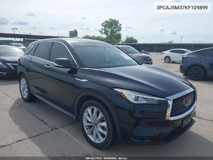 2019 Infiniti Qx50 Pure VIN: 3PCAJ5M37KF109899 Lot: 42217912
