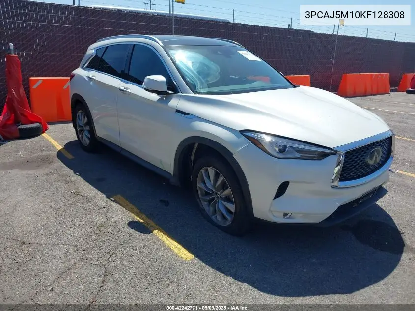 2019 Infiniti Qx50 Luxe VIN: 3PCAJ5M10KF128308 Lot: 42242771