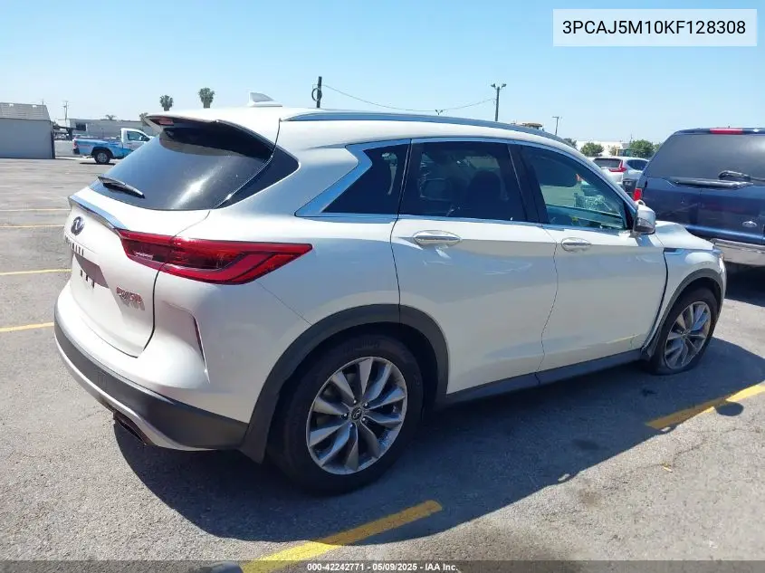 2019 Infiniti Qx50 Luxe VIN: 3PCAJ5M10KF128308 Lot: 42242771