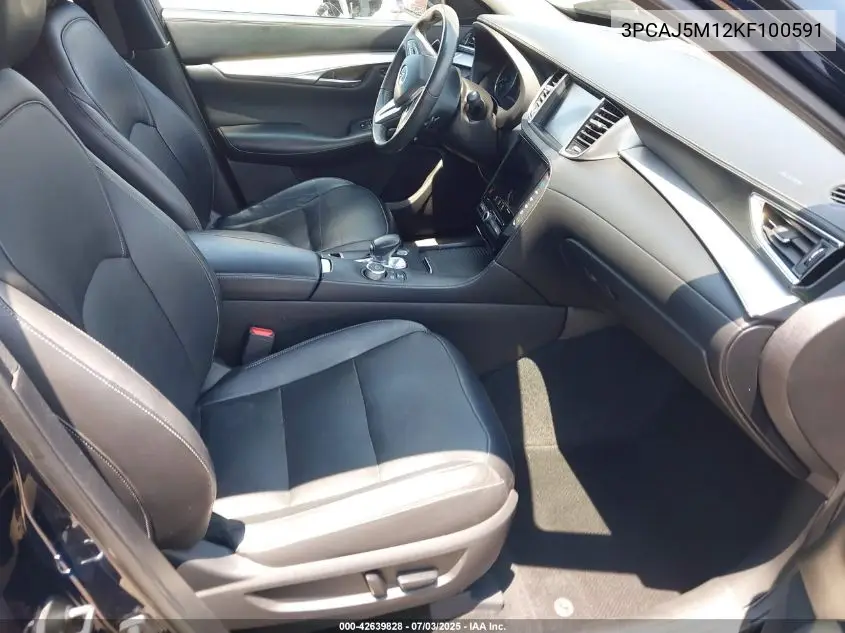 2019 Infiniti Qx50 Essential VIN: 3PCAJ5M12KF100591 Lot: 42639828