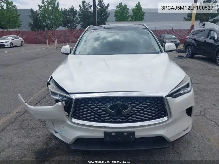2020 Infiniti Qx50 Luxe VIN: 3PCAJ5M12LF100527 Lot: 42231641