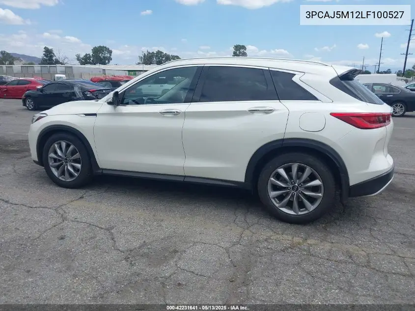 2020 Infiniti Qx50 Luxe VIN: 3PCAJ5M12LF100527 Lot: 42231641