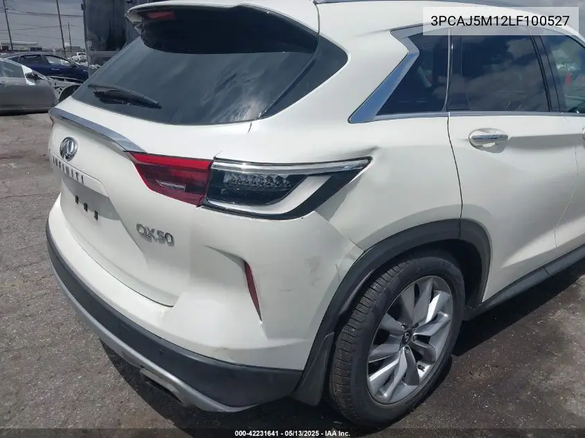2020 Infiniti Qx50 Luxe VIN: 3PCAJ5M12LF100527 Lot: 42231641