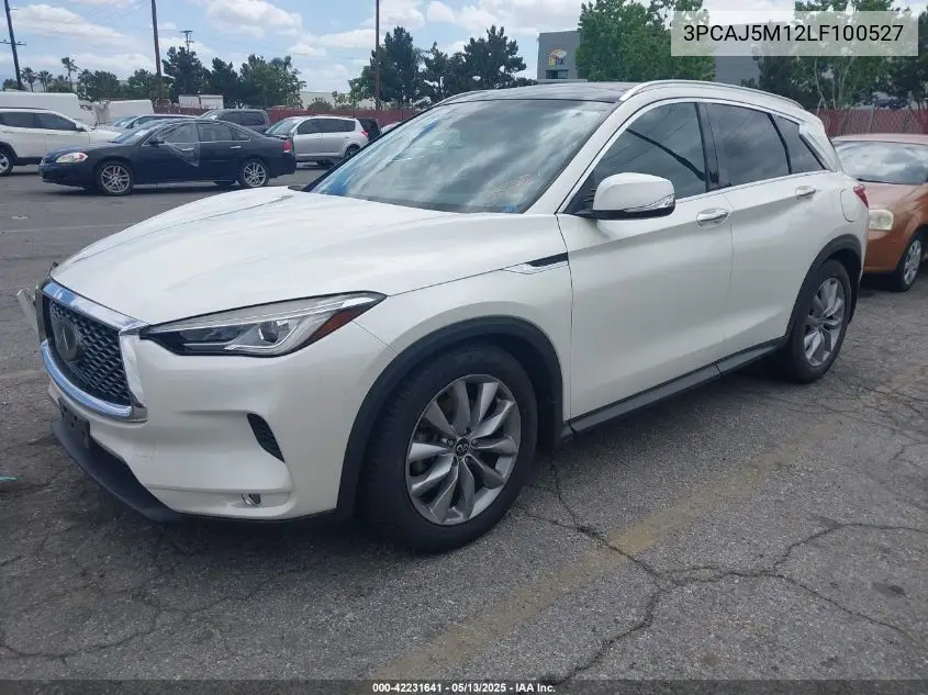 2020 Infiniti Qx50 Luxe VIN: 3PCAJ5M12LF100527 Lot: 42231641