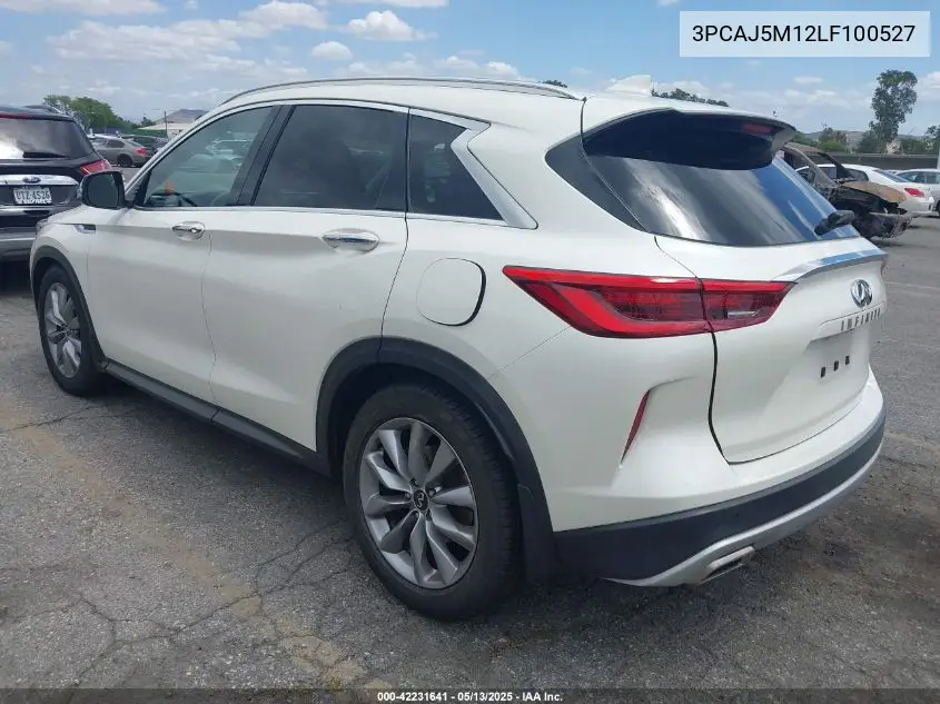 2020 Infiniti Qx50 Luxe VIN: 3PCAJ5M12LF100527 Lot: 42231641