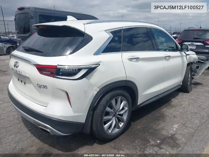 2020 Infiniti Qx50 Luxe VIN: 3PCAJ5M12LF100527 Lot: 42231641