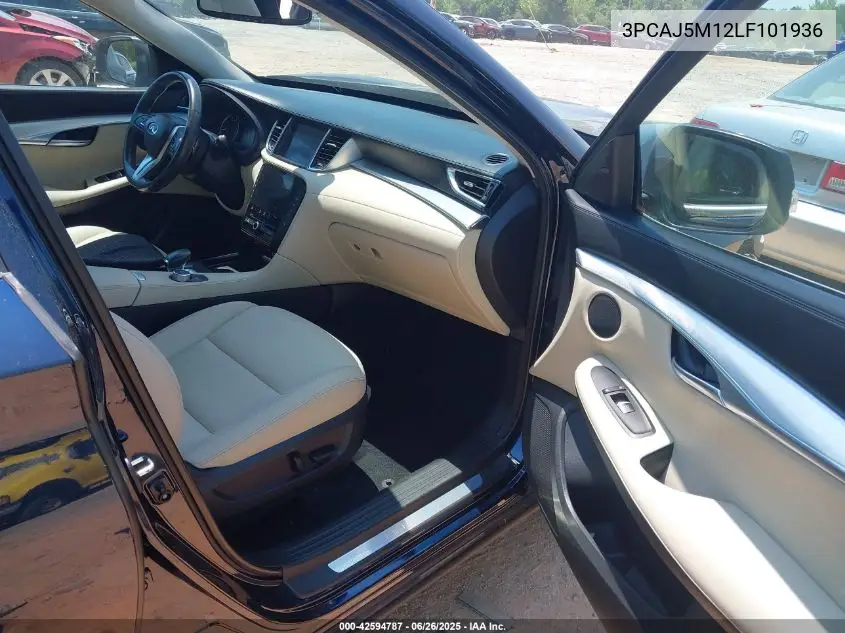 2020 Infiniti Qx50 Luxe VIN: 3PCAJ5M12LF101936 Lot: 42594787