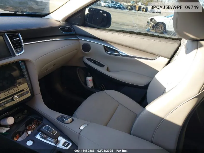 2023 Infiniti Qx50 Luxe VIN: 3PCAJ5BA9PF109749 Lot: 41480886