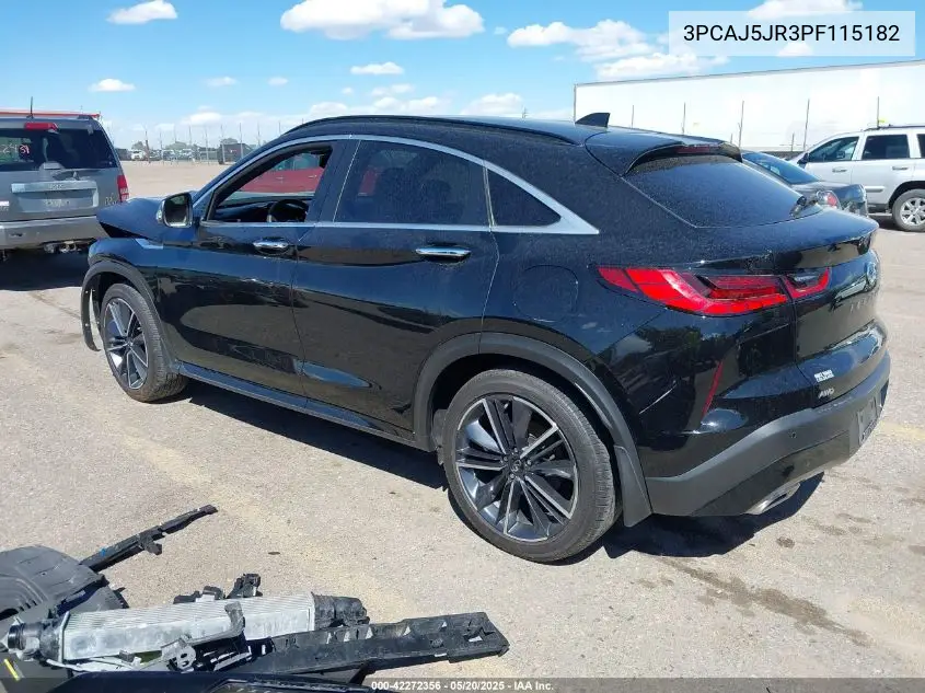 2023 Infiniti Qx55 Luxe Awd VIN: 3PCAJ5JR3PF115182 Lot: 42272356